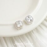 18k gold-plated diamond stone hollow square beads handmade diy material beaded bracelet necklace accessories - Image 6