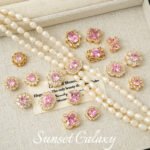 18K Gold-Filled High-Precision Powder Zirconium Porous Spacer Beads Handmade DIY Beaded Crystal Bracelet Bracelet Jewelry Accessories Material - Image 2