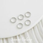 18K lace round double hole bead bag bead ring handmade diy material bracelet beaded necklace pearl jewelry accessories - Image 5