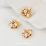 18K Gold Plated Zircon Pearl Buckle DIY Accessories Material Coil Connection Buckle Bracelet Necklace Accessories - Image 4