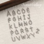 Twist plating real gold 26 English letter pendant handmade diy string bracelet earrings necklace accessories - Image 5