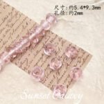 Water Ripple Lampwork Glass Small High-Transparency Beads Handmade DIY Beaded Bracelet Necklace Jewelry Accessories Material - Image 6