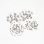 Color-preserving 18K Gold Flower Cross-cut Beaded Melon Pattern Beads Handmade DIY Beaded Bracelet Necklace Earrings Accessories - Image 15