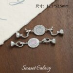 18k Gold Plated Color Preservation Zirconium Gem Universal Coil Buckle Handmade Beaded DIY Material Bracelet Necklace Accessories - Image 12