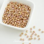 3/4/5mm18k crown claw drill gold plated zircon beads round beads handmade diy bracelet necklace accessories material - Image 7