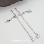 18K Gold Heart Adjustable Round Buckle Tail Chain Extension Chain Handmade DIY Beaded Material Necklace Bracelet Jewelry Accessories - Image 9