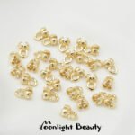 14K18k bag gold bud closing connection bag buckle clip handmade diy beaded bracelet necklace jewelry accessories - Image 7