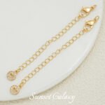 18k Butterfly Star Full Zirconium Coil Chain Lobster Buckle Extended Chain Handmade DIY Beaded Material Necklace Bracelet Accessories - Image 20