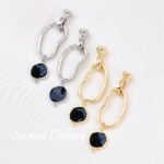 18K bag gold drop oil black special-shaped closing connection buckle diy bracelet beaded material pearl necklace jewelry accessories - Image 2