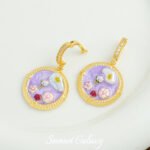 Medieval Monet Garden Oil Painting Necklace Pendant Handmade Beaded DIY Material Bracelet Necklace Accessories - Image 34