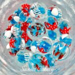 Japanese hand-painted goldfish glass beads round beads handmade DIY bracelet necklace beaded loose beads earrings accessories material - Image 4