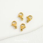 Water-soaked non-fading bag buckle extended chain lobster clasp handmade beaded diy material bracelet necklace accessories - Image 11