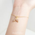 Bracelet plain chain copper plated real gold color preserving handmade DIY bracelet necklace beaded loose beads jewelry accessories material - Image 2