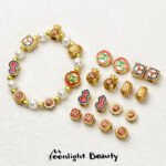 New Year's Gold Salad Gourd for Xingshi Fu Zi Fu Bag Bead Spacer Bead Handmade DIY Beaded Bracelet Jewelry Accessories
