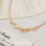 18K Gold-Plated Real Gold 8-Character Bow Ending Connection Buckle Handmade DIY Beaded Necklace Jewelry Accessories - Image 2