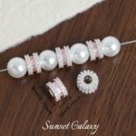 18K Gold-Plated Color-Preserving Micro-Paved Zircon Wheel Beads Spacer Beads Handmade DIY Beaded Bracelet Necklace Jewelry Accessories Material - Image 15