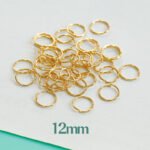 House Abai 30 18k gold plating color retaining open ring bead necklace DIY handmade beaded jewelry accessories - Image 12