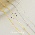 18k gold plated silver clip ball chain box gold snake bone clip ball chain loose chain handmade diy beaded bracelet material accessories - Image 8