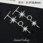 Micro inlay 18k gold color retaining Ot buckle star finishing buckle handmade beaded diy material bracelet necklace accessories - Image 7