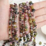 Purple Green with Mixed Stone Natural Stone Beads Handmade DIY Bracelet Necklace Earrings Beaded Material Bead Accessories - Image 4