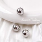 18k gold plating real gold hanging ring with ring beanstalk earrings earrings earrings handmade diy ear accessories materials - Image 9