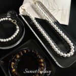 Transparent Tray Design Plate Display Handmade DIY Material Bracelet Necklace Display Plate Beading Tool Design Plate