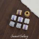 High Color Retention 18K Real Gold Plated Three Rows of Zircon Beads Handmade DIY Beaded Bracelet Necklace Accessories Material - Image 4
