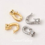 Color-preserving 18K Gold Inlaid with Zirconium Universal Connecting BucKle Finishing BucKle diy Bracelet NecKlace Beading Material Bracelet Jewelry Accessories - Image 2