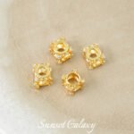 Hollow Small Square Zirconium Beads Handmade DIY Beaded Beads Bracelet Necklace Earrings Jewelry Accessories Material - Image 6