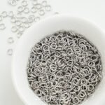 Open ring 18k copper plated real gold high color retention diy handmade bracelet necklace beaded loose beads jewelry material accessories - Image 7