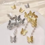 Diewu Pianpian 18k Gold Copper Plated Real Gold New Earrings Accessible Luxury Design Earrings Beaded diy Handmade Accessories - Image 4