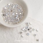 30 pieces of zircon silver plated claw diamond round color retaining diy handmade beaded material bracelet necklace loose beads jewelry accessories - Image 14