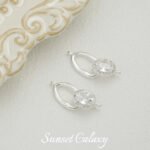 Silver-plated Star Butterfly Brand Zircon Ot Buckle Round Bead Buckle Coil Buckle Handmade DIY Beaded Material Bracelet Accessories - Image 8