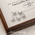 Twist plating real gold 26 English letter pendant handmade diy string bracelet earrings necklace accessories - Image 54