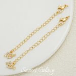 18k Butterfly Star Full Zirconium Coil Chain Lobster Buckle Extended Chain Handmade DIY Beaded Material Necklace Bracelet Accessories - Image 23