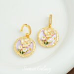 Oil Painting Style Pendant Universal Buckle Drop Oil Painting Pendant Handmade Beaded DIY Material Bracelet Necklace Accessories - Image 40