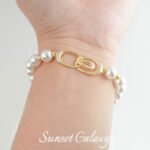 18k color snail buckle pearl bracelet closing buckle handmade diy material connection buckle beaded necklace jewelry accessories - Image 2