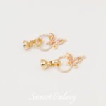 Color preserving 18K gold inlaid zircon butterfly connection buckle diy bracelet necklace accessories beaded jewelry material - Image 4