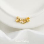 Zanthoxylum bungeanum closing buckle copper plated real gold high color retention beads handmade diy bracelet necklace beaded jewelry accessories material - Image 5