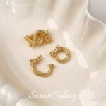 18k gold plating real gold faucet closing connection buckle handmade diy string pearl necklace jewelry accessories materials - Image 6