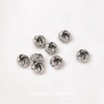 Winding kink knot 18k gold beads loose beads bracelet bracelet diy accessories beads handmade jewelry beaded material - Image 6