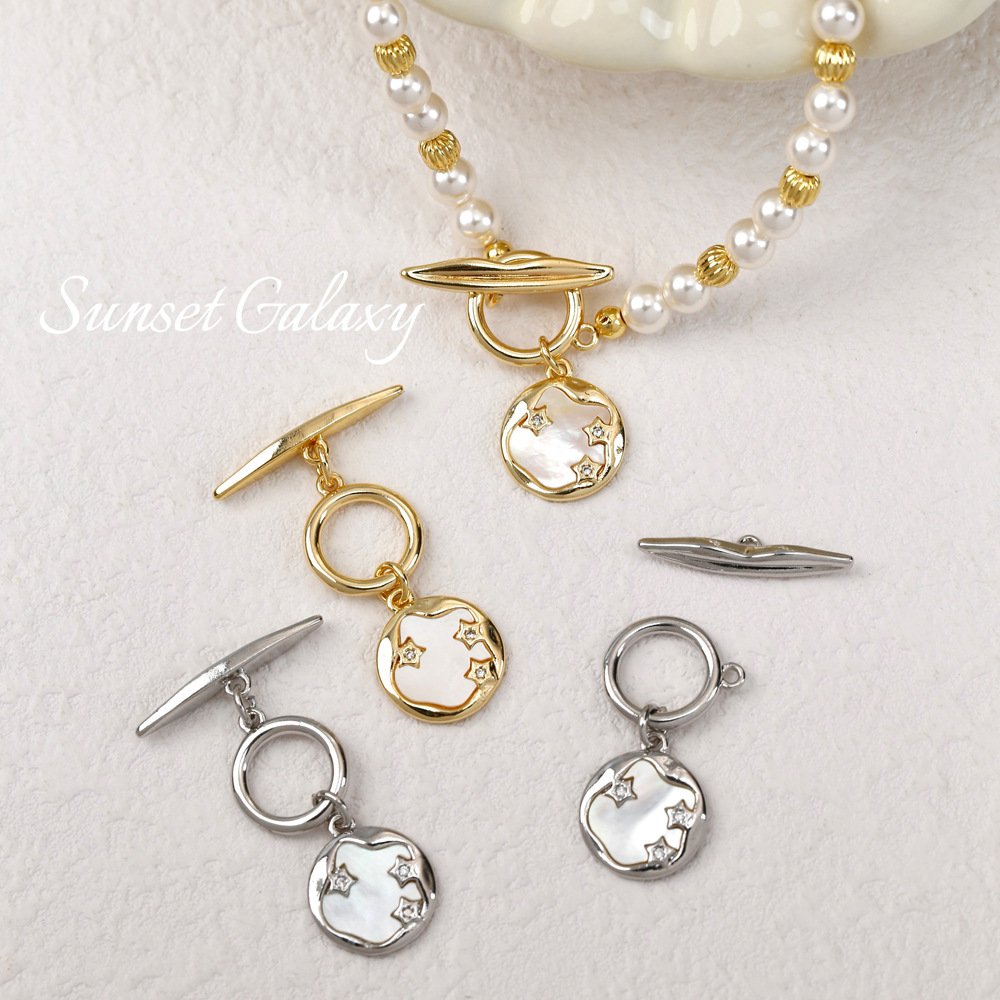 O1CN01jfWK9Q1XU9rjf2Qcs_2217832672926-0-cib 18k gold plating real gold universal closing connection Ot buckle head handmade diy beaded bracelet necklace accessories - Image 1