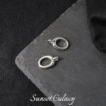 18k Copper Gold-plated Silver Simple Foundation All-match Hidden Line Button Tail Buckle Handmade DIY Beaded Material Bracelet Accessories - Image 7