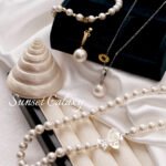 White imitation Shijia pearl loose beads with holes round beads handmade DIY beaded bracelet necklace ear jewelry accessories material