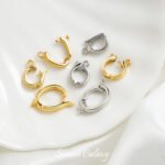 Real Gold Plated Multi-function Buckle Coil Pendant Connection Buckle Handmade DIY Bracelet Necklace Beaded Beaded Accessories Material - Image 5