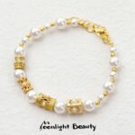 Shajin Hollow Inlaid Pearl Passepartout Wheel Beads Beads Layered Beads Handmade DIY Beaded Bracelet Jewelry Accessories - Image 3