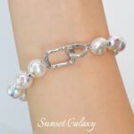 18K Simple All-match Round Bead End Connection Buckle Head Handmade DIY Beaded Material Bracelet Necklace Accessories - Image 3