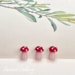 Murano light handmade glass cute small mushroom beads diy beaded necklace bracelet jewelry accessories materials - Image 6