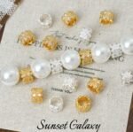 18K Real Gold Plated Zircon High Color Retention Barrel Beads Spacer Beads Handmade DIY Beaded Bracelet Necklace Jewelry Accessories Material - Image 2