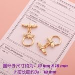 18k Copper Plated Real Gold Color Ot Buckle Homemade Necklace Bracelet Lobster Buckle DIY Handmade Jewelry Accessories Beaded Material - Image 14